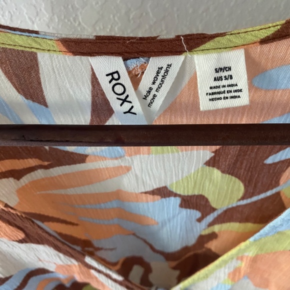 ROXY - Summer Flow Printed Mini Dress NWOT - Picture 2 of 5